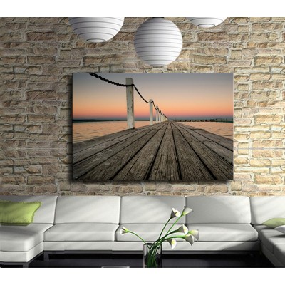 Tahta İskele Kanvas Tablo